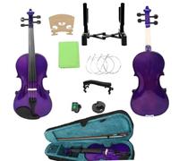 violino strumento musicale 4/4 Violino Viola Presente Corso Di Musica Adatto Allo Studio Con Parti Pratiche Violino Principiante Professionista(Set2)