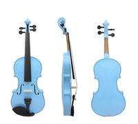 violino strumento musicale Regalo Musicale Per Violino 4/4 In Acero Per Principianti Regalo Per Violino Blu Con Accessori(Violin)
