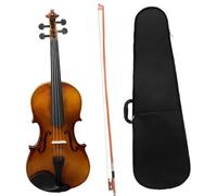 violino strumento musicale Retro Matte Violino Acustico Violino Tiglio Per Violino Principiante Con Custodia E Accordatore E Arco E Strumenti A Corda Strumenti(Set1)