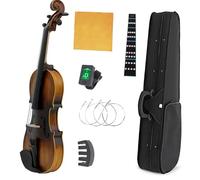 violino strumento musicale Strumento A Corde Per Violino Vintage Retrò Con Vernice Opaca Per Violino Vintage 4/4(Set)