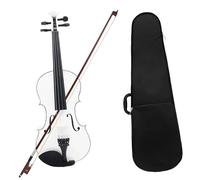 violino strumento musicale Violino Bianco 4/4 Principianti Professionisti Set Di Violini Per Strumenti A Corde Di Violino Acustico Con Custodia Per Arco(Set1)