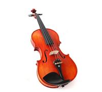 Violino Strumento Musicale Violino Classico Rosso In Legno Con Tavola Singola Per Principianti Professionisti(A-1/2)