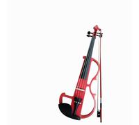 Violino Strumento Musicale Violino Elettronico Fatto A Mano. Suonare Uno Strumento Di Violino Elettroacustico(Red)