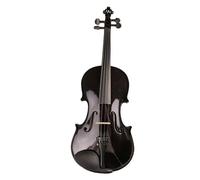 violino strumento musicale Violino Full Size In Acero Verniciato Nero Con Custodia Per Spallacci Adatta Ai Principianti Del Violino Per Esercitarsi(1/4)