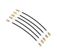 Violino Tailgut 5 pezzi Nylon Tailgut Tail Gut Tailcord con connettore a vite in ottone per violino 3/4 4/4