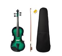Violino Verde Di Qualità In Legno Massello Per Principianti Strumento Violino 4/4 A Grandezza Naturale