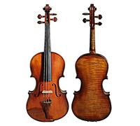 Violino Vernice Ad Olio Fatti A Mano Violino Boschi Europei Con Custodia E Fiocco Violino (Color : B)