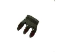 Violino Viola Pratica Silenziatore per violino in metallo Mute Accessori per violino a 3 poli Accordatore per violino accessori per violino (Color : Light yellow)