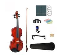 Violino Violin Set Size 4/4-1/8 Tiglio Corpo Nero Solidwood Montaggi W Case/Violin Violino (Color : 1-8)