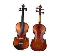 Violino Violino 3/4 Semi Artigianale Decorato Interamente In Legno Massello Per Principianti(1/4)