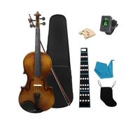Violino Violino 4/4 3/4 1/4 Acustico In Legno Massello Di Colore Brillante In Tiglio Kit Per Strumento A Corde Custodia(3/4)