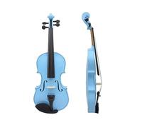 Violino Violino 4/4 Pannello in acero Musica per principianti Violino blu Presente Adatto per bambini Lezione di musica Studio Ornamento con accessori