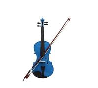 violino Violino 4/4 Rendi Popolare Il Set Per Principianti Lezione Di Violino Blu Violino In Legno Massello Di Acero Con Accessorio (Color : Violin)