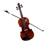 Violino Violino 4/4 Semi fatto A Mano Con Pannello In Abete E Fondo In Acero Lavorazione Artigianale Ebano Per Principianti