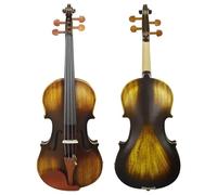 Violino Violino 4/4 violino acustico elettrico opaco in legno massello con custodia accessori per arco strumenti a corda professionali