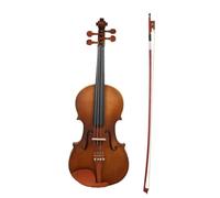 Violino Violino Acustico 4/4 A Grandezza Naturale Con Top In Legno Di Abete Fondo In Acero Scorrimento E Tastiera Con Custodia Per Il Trasporto Arco Per Principianti(A)