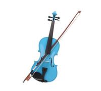 Violino Violino Acustico 4/4 Blu Cielo Con Custodia E Archetto Violino In Legno Massello Per Principianti