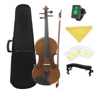 Violino Violino Acustico Elettrico 4/4 Violino Acustico Con Corpo In Acero Con Custodia Corde Per Arco Poggiaspalla Sintonizzatore(Set2)