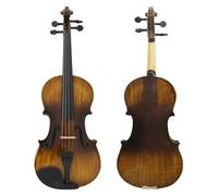 Violino Violino acustico in legno massello 4/4 con custodia ad arco Violino retrò luminoso