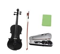 Violino Violino Acustico Nero 1/8 Con Custodia E Archetto