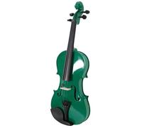 Violino Violino Acustico Verde 4/4 Con Custodia E Arco Violino In Legno Massello Verde Per Principianti