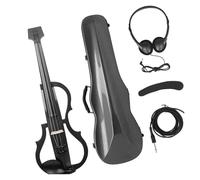 Violino Violino Elettrico 4/4 Silenzioso Professionale Con Archetto Custodia Per Il Trasporto Cavo Per Cuffie Poggiaspalla Per Principianti