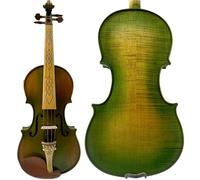 Violino Violino Elettrico A Quattro Corde Verde In Legno Dacero Realizzato A Mano Professionalmente Con Un Tono Chiaro E Risonante