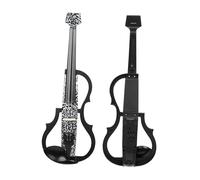 Violino Violino Elettrico Modello 4/4 Lettere Violino Elettrico Professionale Silenzioso In Fibra Di Carbonio Con Cuffie A Spalla