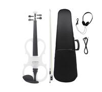 Violino Violino Elettrico Professionale 4/4 Violino Elettroacustico Per Principianti Violino Silenzioso Con Parti Sintonizzatore Per Cuffie Ad Arco(SET1)