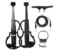 Violino Violino Elettrico Professionale 4/4 Violino Elettroacustico Silenzioso Con Archetto Per Violino Cavo Per Cuffie Accessori Per Custodia(Set1)