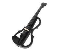 Violino Violino elettrico Violino elettrico professionale in fibra di carbonio con poggiaspalla Cuffie Strumento a corde per arco da pratica con custodia