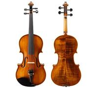 Violino Violino in legno massello fatto a mano per principianti, esame di grado professionale, pratica introduttiva, violino (Color : 1/2)