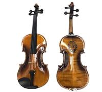 Violino Violino intagliato a mano modello in legno massello collezione di prestazioni per esame di grado Violino