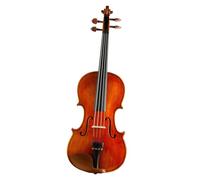Violino Violino Per Principianti Scuro Vintage/patina Rossa Misura 4/4 In Abete Rosso Massiccio Semilavorato A Mano Con Accessori Completi(B)