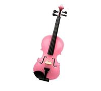 Violino Violino per principianti, set completo di violino rosa per adulti consegnato (Color : 4/4)