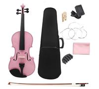 Violino Violino Professionale 4/4 Per Principianti Violino Rosa Con Custodia/arco/corde/accordatore/sordina/set Di Ponti Per Violino Accessori(Set)