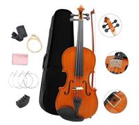 Violino Violino Professionale 4/4 Violino Acustico In Abete Rosso Con Custodia Accordatore Corde Per Arco Accessori Silenziosi(SET2)