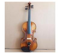 Violino Violino professionale con incisione a 4/4 in abete rosso intagliato a mano con custodia e archetto
