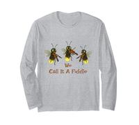 Violino - We Call It A Fiddle Cute Lightening Bug Fiddlers Maglia a Manica