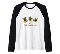 Violino - We Call It A Fiddle Cute Lightening Bug Fiddlers Maglia con Maniche Raglan