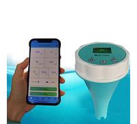 VIOLK Tester di qualità dell'Acqua for Piscina Bluetooth Monitor for Piscina Digital Temp Cloro, 6 in 1 Termometro for Piscina, PH CL EC TDS ORP Temperatura for Piscina, Acquario, Laboratorio