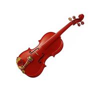 Violon Student Kit Violino in Legno Massello 4/4 Full Size Raccordi in Ebano con Custodia per Spallacci Bow Rosin Bridge (Color : 1)