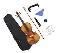 Violon Student Violino Di Abete 4/4 3/4 1/4 1/2 Strumento A Corde Per Violino Acustico Naturale Con Set Di Accessori Per La Musica Dell'arco (Color : 4-4)