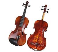 Violon Student Violino In Acero Intagliato A Mano Violino Antico A Fiamma Naturale 4/4 Violino Con Accessori Completi (Color : 4/4)