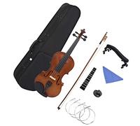 Violon Student Violino in legno 4/4 violino acustico di dimensioni standard per strumenti a corda per principianti con custodia (Color : 1-4)