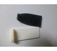 Violoncello Arco Punta, Due Parte Set, Bianco Osso E Nero ABS, UK Seller, Veloce