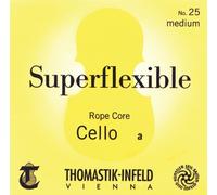 Thomastik Corda per Violoncello 4/4 Superflexible - corda Do nucleo corda in acciaio, rivest. cromo, leggera