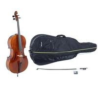 Violoncello GEWA, set di violoncelli serie Allegro VC1-1/8 pronto per l'uso, con borsa, arco in carbonio, corde Larsen Aurora