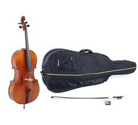 Violoncello GEWA, set di violoncelli serie Maestro 1 VC3-4/4 pronto per l'uso incl. borsa, arco Massaranduba e corde Larsen Aurora