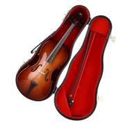 Violoncello In Miniatura Modello Mini Violoncello Con Supporto Strumento Musicale Basso Squisito E Delicato Per La Decorazione Mini replica strumento musicale